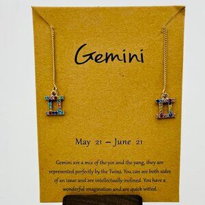 Rainbow Gemini Earrings - NWT